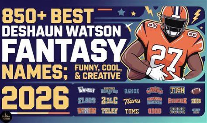 Discover Unbeatable Deshaun Watson Fantasy Team Names For 2023